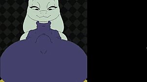 Toriel's Massive Tits Grow Bigger in Beatbanger Action