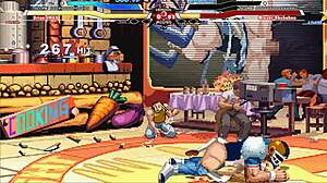 brian takes on shokuhou in a wild animated cumshot clash