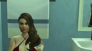 Mother-in-law cums in mouth!