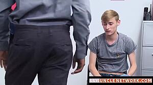 Does Blonde Jock Get His Ass Claimed By Bbc Police Officer?