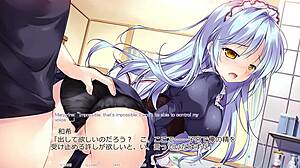 hime to otome no yakimochi love scene with subtitle