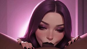 Cum in my mouth, gothic cutie craves BBC POV!