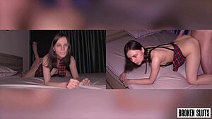 She Just Turned 18 - Tight School Girl Was Too Good To Resist