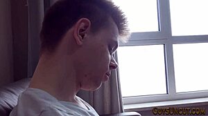 damn, uncut hunk stroking that dick solo!