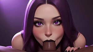 Cum in my mouth, gothic cutie craves BBC POV!