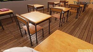 D.Va blows big ass in detention!