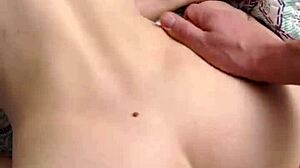 that guy decided to make a home video with two horny redhead girls with big tits