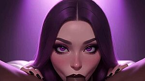 Cum in my mouth, gothic cutie craves BBC POV!