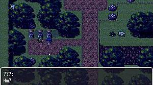 tanned natsuki strips for weird guy in hentai game