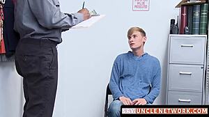 Does Blonde Jock Get His Ass Claimed By Bbc Police Officer?