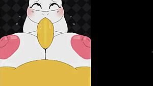 Toriel's Massive Tits Grow Bigger in Beatbanger Action