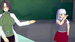 Wanna fuck my girlfriend's best friend in Shinmai Maou NTR?