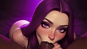 Cum in my mouth, gothic cutie craves BBC POV!