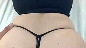 Curvy Colombian milf dressed as witch fucks husband's boss without condom on Halloween.