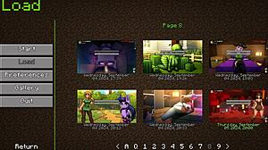 Hornycraft Parody: Public Creampie in Hentai Game Crowd