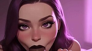 Cum in my mouth, gothic cutie craves BBC POV!