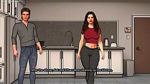 Husband Watches Cuckold Bride Cheat with Massive BBC in 3D Game