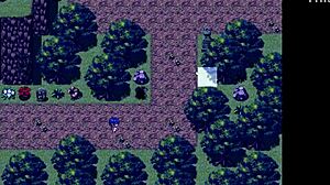 tanned natsuki strips for weird guy in hentai game