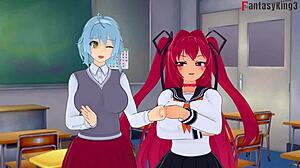 Wanna fuck my girlfriend's best friend in Shinmai Maou NTR?