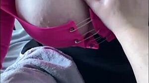 busty stepmom helps sick stepson cum again omg