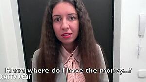 Anal sex for money with young neighbor Katty West