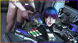 The rift part 2 3d comics man with android resembling wife