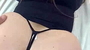 Curvy Colombian milf dressed as witch fucks husband's boss without condom on Halloween.