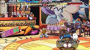 brian takes on shokuhou in a wild animated cumshot clash