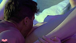 Horny College Girl Bent Over in Missionary POV with Huge Cock