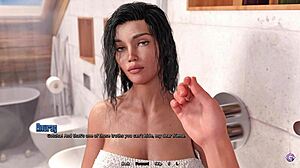 Horny Stepbro Catches Busty Stepsister in Shower Hentai