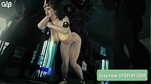 Milf Shares Holes in Threesome