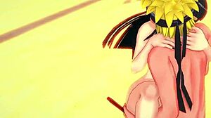 Naruto and Hinata’s hot and steamy scene in anime porn