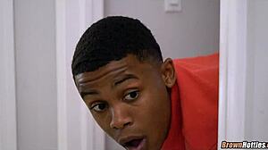 Amateur couple enjoys hot interracial sex