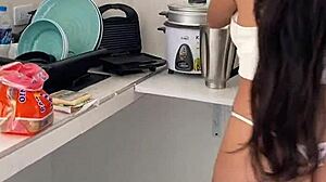 acompáñame hacer el desayuno con mi hermosa latina