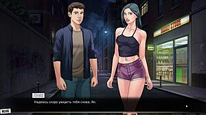 Big cock fucking in a hentai game