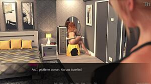 Big-boobed Jessica O’Neil in hardcore scene in visual novel