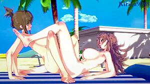 i love sagiri, chitose, and ruri in wild lesbian hentai