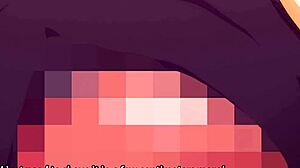 Old anime character insists on wearing gum during hentai action!