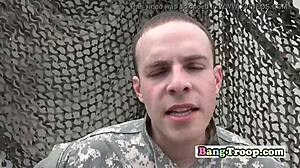 Horny Soldiers Go to the Lake for Hot Gay Sex