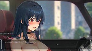 Horny Girlfriend RIPS Shirt Off in Bluring Walls Hentai Game!