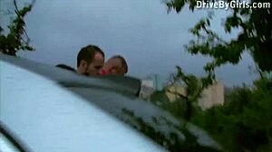 Girl Stuck Ass Out Car Window For Public Gangbang