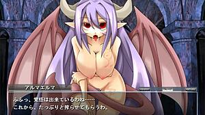 Alma Elma bangs in hot hentai game