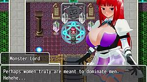 Girl b hero fights monster lord in scenes?