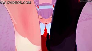 Zero Two Gets Hard POV Sex in Darling in the Franxx Fantasy by FantasyKing3. Full 3D Cartoon Action Awaits!