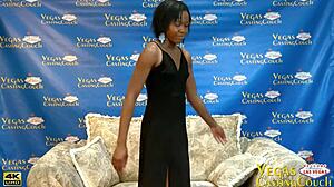 In the bedroom, the cute-ass milf with small 18+ boobs gets fucked deep in POV closeup, her ass on display, followed by a POV blowjob leading to a bondage orgasm.