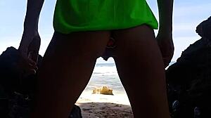 Amateur Couple's Passionate Sex on Paradise Beach