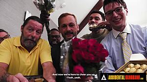 rebel babe rhyder gets cheered with surprise gangbang