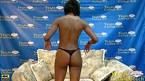 Beautiful MILF with small boobs gets her ass fucked deeply