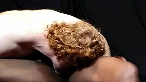 Bold beauty gets rough interracial action in group chat