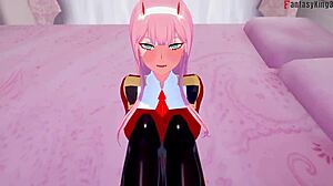 Zero Two Gets Hard POV Sex in Darling in the Franxx Fantasy by FantasyKing3. Full 3D Cartoon Action Awaits!